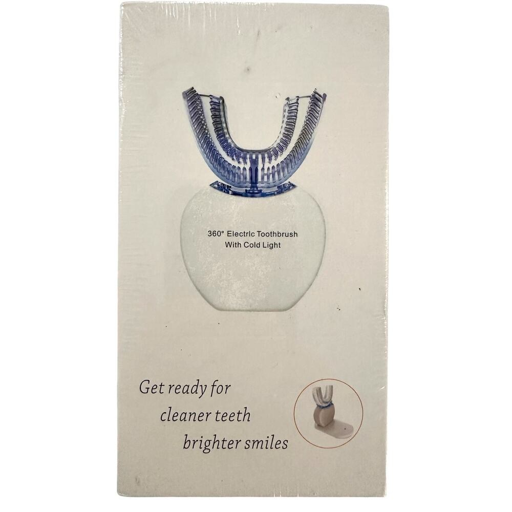 360 Automatic Toothbrush & Cold Light Teeth Whitening Kit - SA-VW-520-New Sealed
